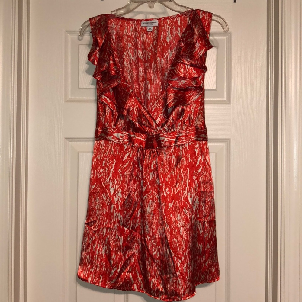 Liz Lange Ruffle Maternity Top